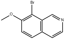 8-broMo-7-Methoxyisoquinoline Structure