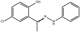 5 - 氯-2 - 羟基苯乙酮苯腙, 67338-35-6, 结构式