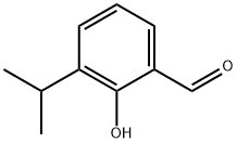 2-ヒドロキシ-3-イソプロピルベンズアルデヒド 化学構造式