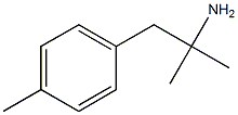2-甲基-1-(对-甲苯基)丙-2-胺 结构式