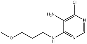 6-Chloro-N4-(3-Methoxy-propyl)-pyriMidine-4,5-diaMine 结构式
