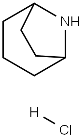 8-アザビシクロ[3.2.1]オクタン塩酸塩 化学構造式