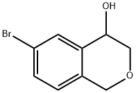 6-溴-3,4-二氢-1H-2-苯并吡喃-4-醇 结构式