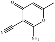 2-氨基-6-甲基-4-氧代-4H-吡喃-3-甲腈, 67643-16-7, 结构式