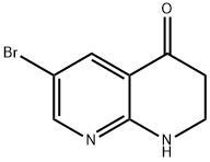 6-溴-2,3-二氢-1,8-萘啶-4(1H)-酮, 676515-34-7, 结构式