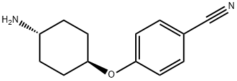 Benzonitrile, 4-[(trans-4-aMinocyclohexyl)oxy]-|4-反式-4-氨基环己氧基苯腈