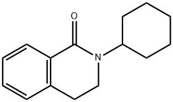 2-Cyclohexyl-3,4-dihydroisoquinolin-1(2H)-one Struktur