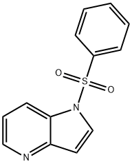 4-氮杂-1-苯磺酰基吲哚 结构式