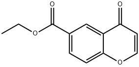 Ethyl 4-oxo-4H-chroMene-6-carboxylate Struktur