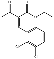 (Z)-Ethyl 2-(2,3-Dichlorobenzylidene)-3-oxobutanoate Structure