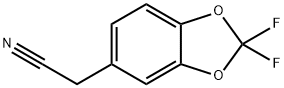 2-(2,2-difluorobenzo[d][1,3]dioxol-5-yl)acetonitrile 化学構造式