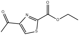 4-乙酰-噻唑-2-羧酸乙酯,68158-15-6,结构式