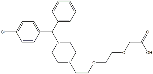 Acetic acid, 2-[2-[2-[4-[(4- chlorophenyl)phenylMethyl]-1-piperazinyl]ethoxy]ethoxy]-|西替利嗪杂质