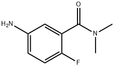 2-フルオロ-N,N-ジメチルベンズアミド 化学構造式