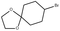8-ブロモ-1,4-ジオキサスピロ[4.5]デカン 化学構造式