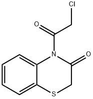 4-(2-Chloroacetyl)-2H-1,4-benzothiazin-3(4H)-one, 97% Struktur