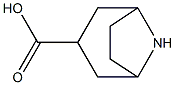 exo-8-Azabicyclo[3.2.1]octane-3-carboxylic acid hydrochloride, 68322-48-5, 结构式