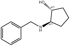 (1R,2R)-trans-2-(N-benzyl)aMino-1-cyclopentanol Struktur