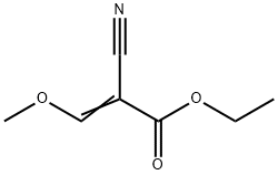 2-cyano-3-Methoxy-acrylic acid ethyl ester Struktur