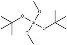 二叔丁氧基二甲氧基硅烷, 6852-04-6, 结构式