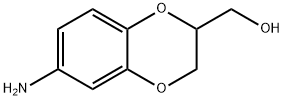 1,4-Benzodioxin-2-Methanol, 6-aMino-2,3-dihydro- Structure