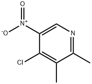 4-Chloro-2,3-diMethyl-5-nitropyridine Structure