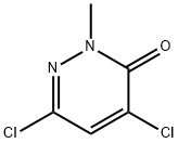 4,6-Dichloro-2-Methylpyridazin-3(2H)-one, 6885-89-8, 结构式