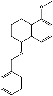 1-Benzyl-5-Methoxy-1,2,3,4-tetrahydronaphthalene Struktur
