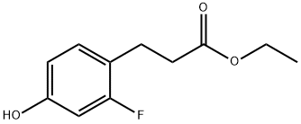 Ethyl 3-(2-Fluoro-4-hydroxyphenyl)propanoate Structure