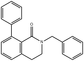 2-苄基-8-苯基-3,4-二氢异喹啉-1(2H)-酮, 69381-49-3, 结构式