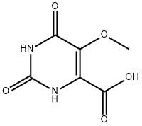2,6-二羟基-5-甲氧基嘧啶-4-羧酸, 6944-35-0, 结构式