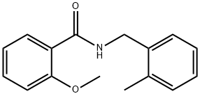2-甲氧基-N-(2-甲基苄基)苯甲酰胺, 694518-20-2, 结构式