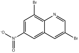 3,8-DibroMo-6-nitroquinoline Struktur
