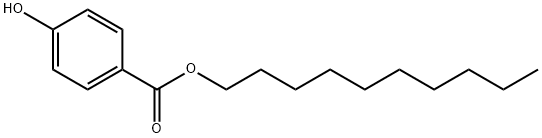 对羟基苯甲酸癸酯 结构式
