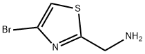 (4-溴噻唑-2-基)甲胺, 697299-86-8, 结构式