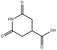 2,6-dioxopiperidine-4-carboxylic acid Struktur