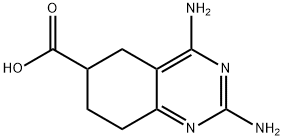 2,4-DiaMino-5,6,7,8-tetrahydro-6-quinazolinecarboxylic Acid Struktur