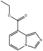 イミダゾ[1,5-A]ピリジン-8-カルボン酸エチル 化学構造式