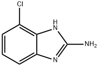 1H-Benzimidazol-2-amine,4-chloro-(9CI) Struktur