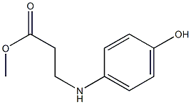 Methyl 3-[(4-Hydroxyphenyl)aMino]propanoate Structure