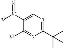 2-(tert-Butyl)-4-chloro-5-nitropyriMidine Struktur