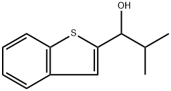 Benzo[b]thiophene-2-Methanol, α-(1-Methylethyl)- Struktur