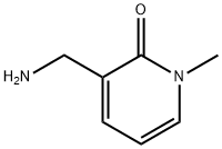 3-(アミノメチル)-1-メチル-1,2-ジヒドロピリジン-2-オン 化学構造式