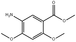 2,4-二甲氧基-5-氨基苯甲酸甲酯, 70752-22-6, 结构式