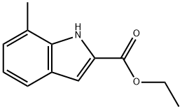 乙基-7 - 甲基-1H-吲哚-2 - 甲酸乙酯, 70761-93-2, 结构式