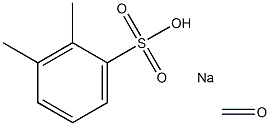 Benzenesulfonic acid, dimethyl-, polymer with formaldehyde, sodium salt Struktur