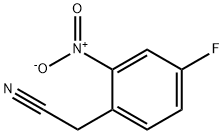 2-(4-氟-2-硝基苯基)乙腈, 708-58-7, 结构式