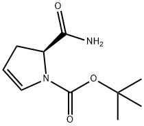 1H-Pyrrole-1-carboxylic acid, 2-(aMinocarbonyl)-2,3-dihydro-, 1,1-diMethylethyl ester, (2S)- Structure