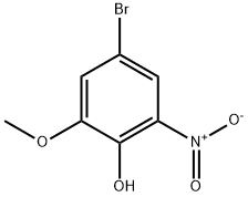 4-broMo-2-Methoxy-6-nitrophenol Structure