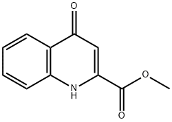 4-羟基喹啉-2-羧酸甲酯,7101-89-5,结构式